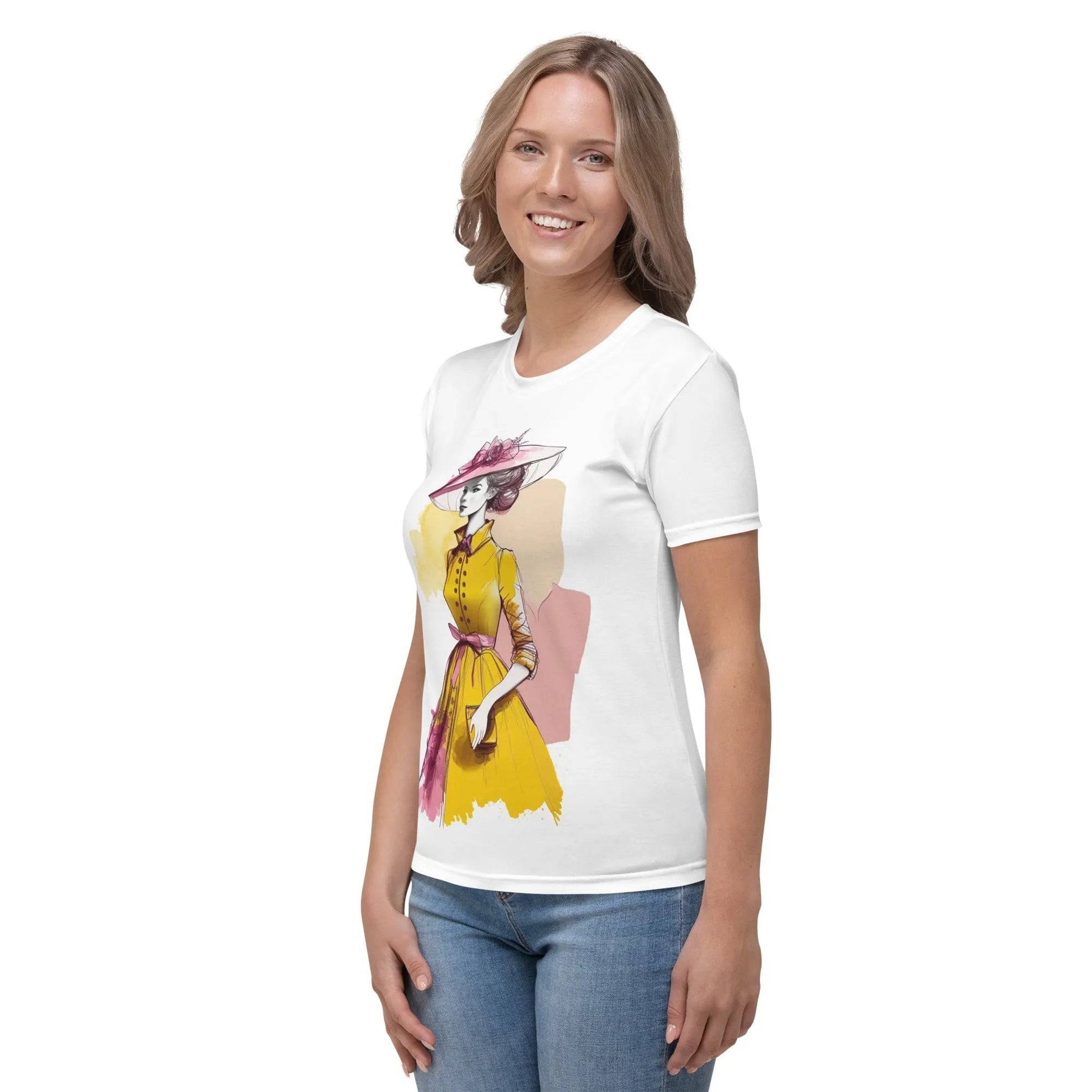 Timeless Elegance - Women's Premium Jersey Tee - Fashion Latitude