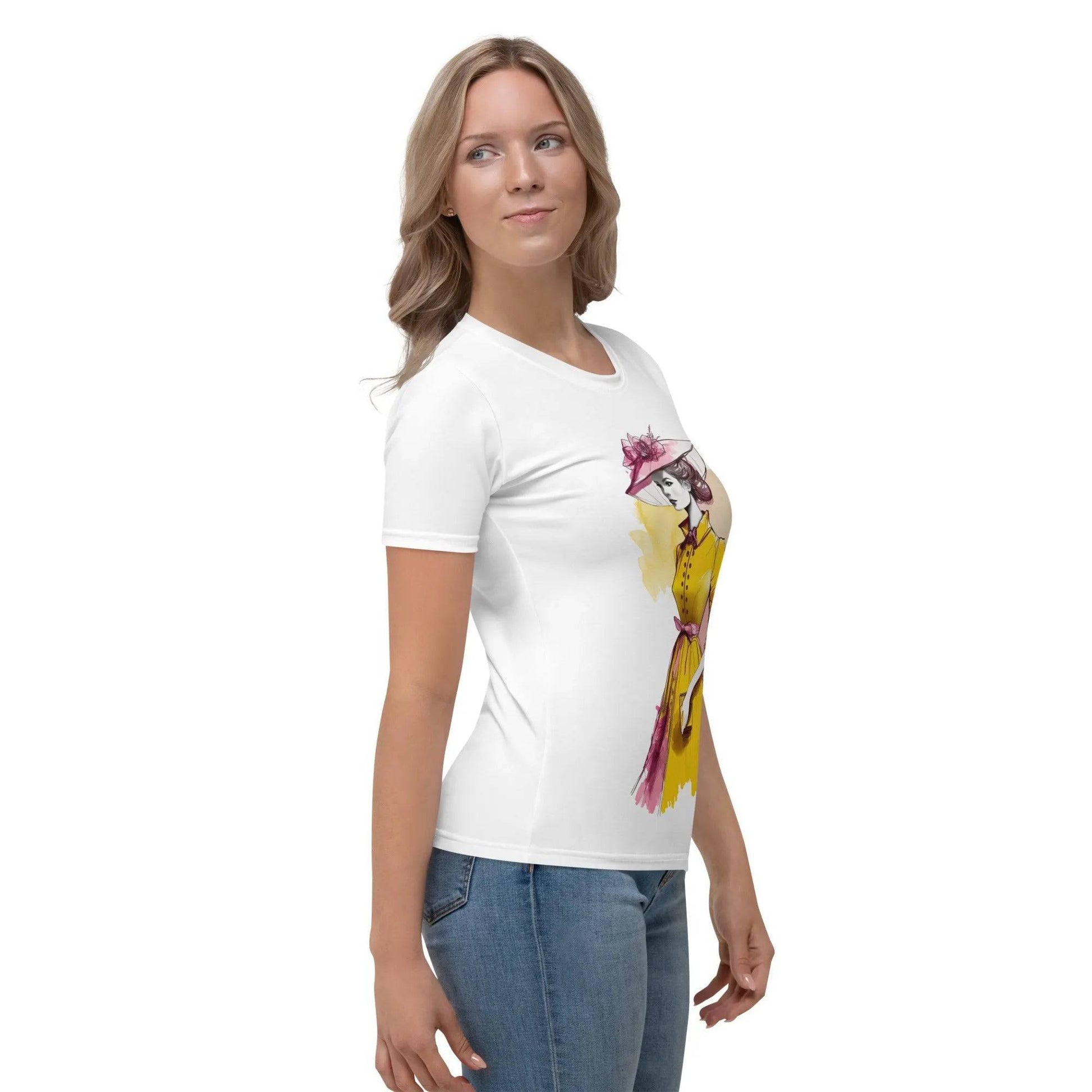 Timeless Elegance - Women's Premium Jersey Tee - Fashion Latitude