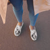 Understated Beauty - Women’s Painted Slip-on Canvas Shoes - Fashion Latitude