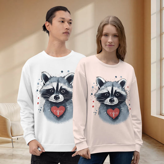 Raccoon Loves Toronto - Unisex Premium Sweatshirt