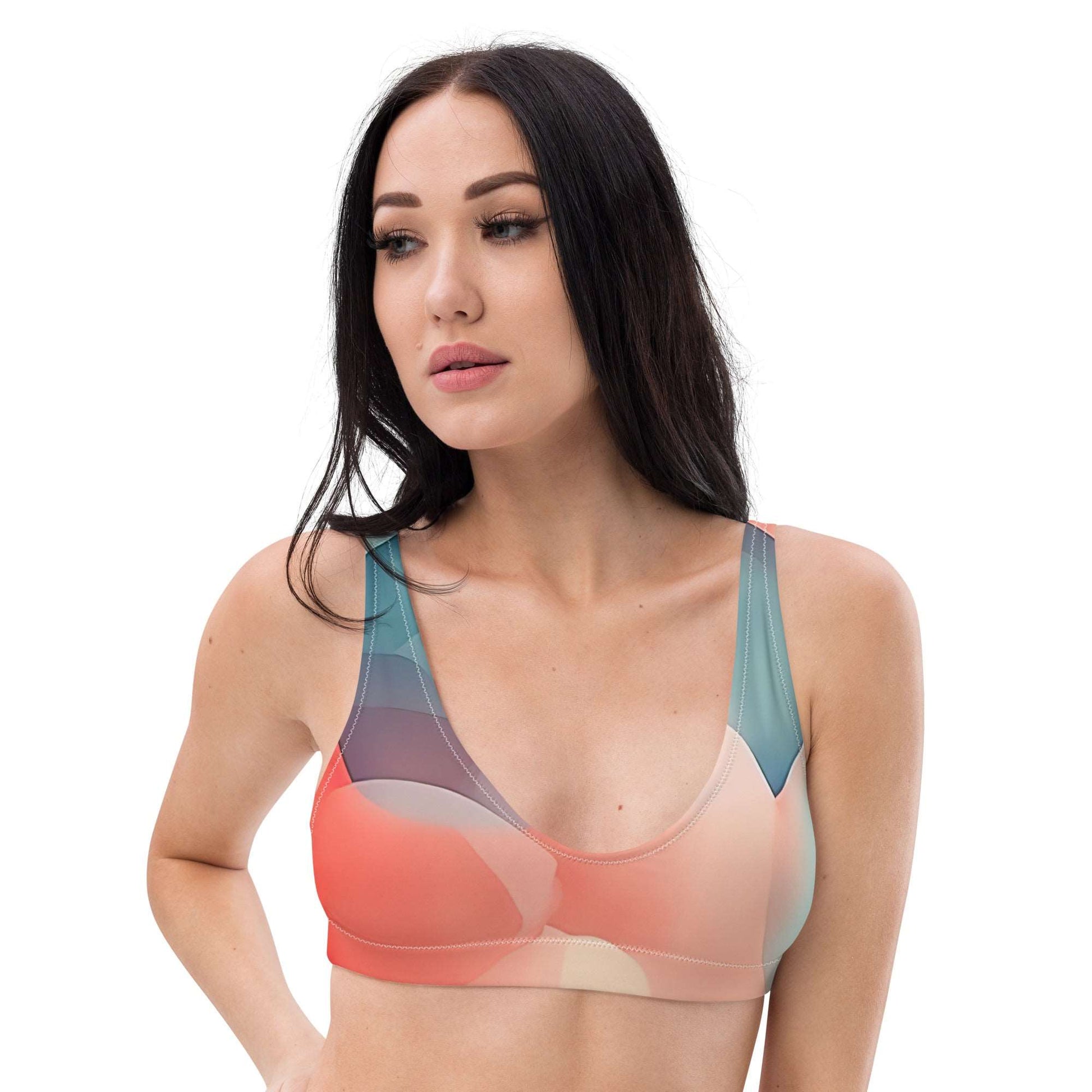 Splash of Serendipity - Designer Bikini Top with Removable Pads - Fashion Latitude