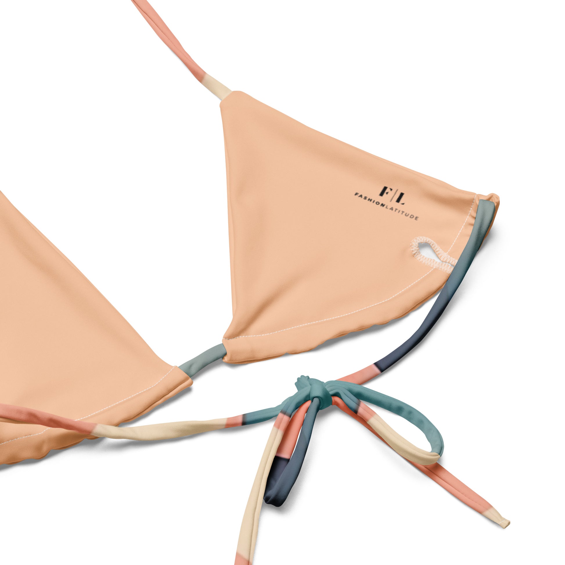 Splash of Serendipity - Designer String Bikini Set with Removable Pads - Fashion Latitude