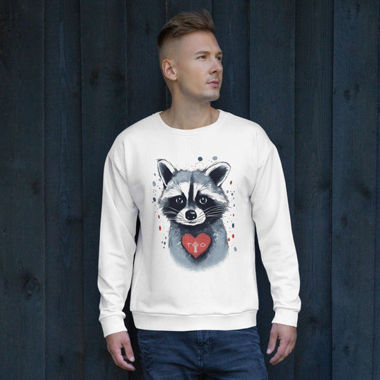 Raccoon Loves Toronto - Unisex Premium Sweatshirt - Fashion Latitude