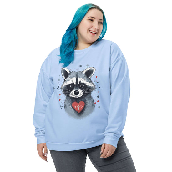 Raccoon Loves Toronto - Unisex Premium Sweatshirt - Fashion Latitude