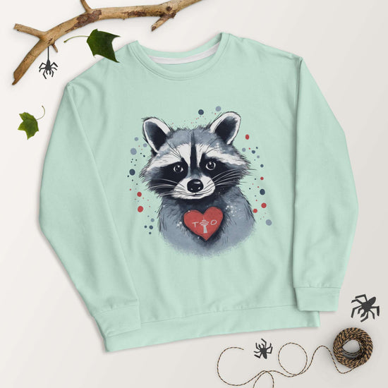 Raccoon Loves Toronto - Unisex Premium Sweatshirt - Fashion Latitude