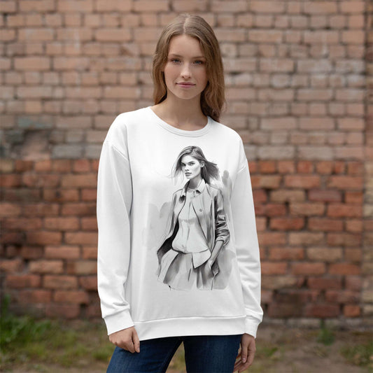 Understated Beauty - Unisex Premium Sweatshirt - Fashion Latitude