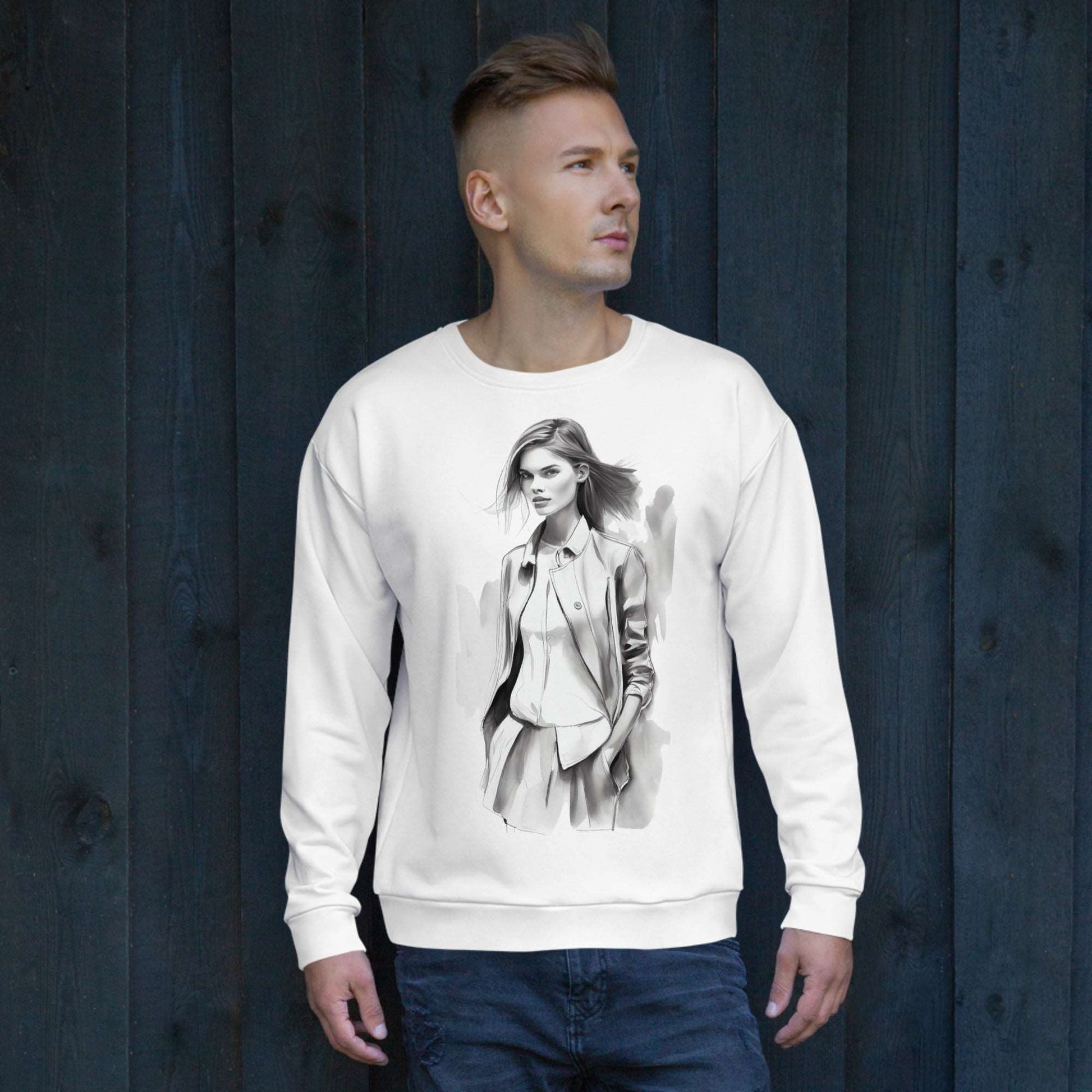 Understated Beauty - Unisex Premium Sweatshirt - Fashion Latitude