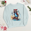 Skateboarding raccoon - Unisex Premium Sweatshirt