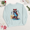 Skateboarding raccoon - Unisex Premium Sweatshirt