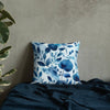 Blue Heart - Premium Decorative Throw Pillow - Fashion Latitude