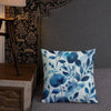 Blue Heart - Premium Decorative Throw Pillow - Fashion Latitude