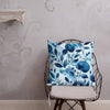 Blue Heart - Premium Decorative Throw Pillow - Fashion Latitude