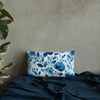 Blue Heart - Premium Decorative Throw Pillow - Fashion Latitude