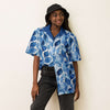 Blue Leaves - Unisex Premium Floral Shirt - Fashion Latitude