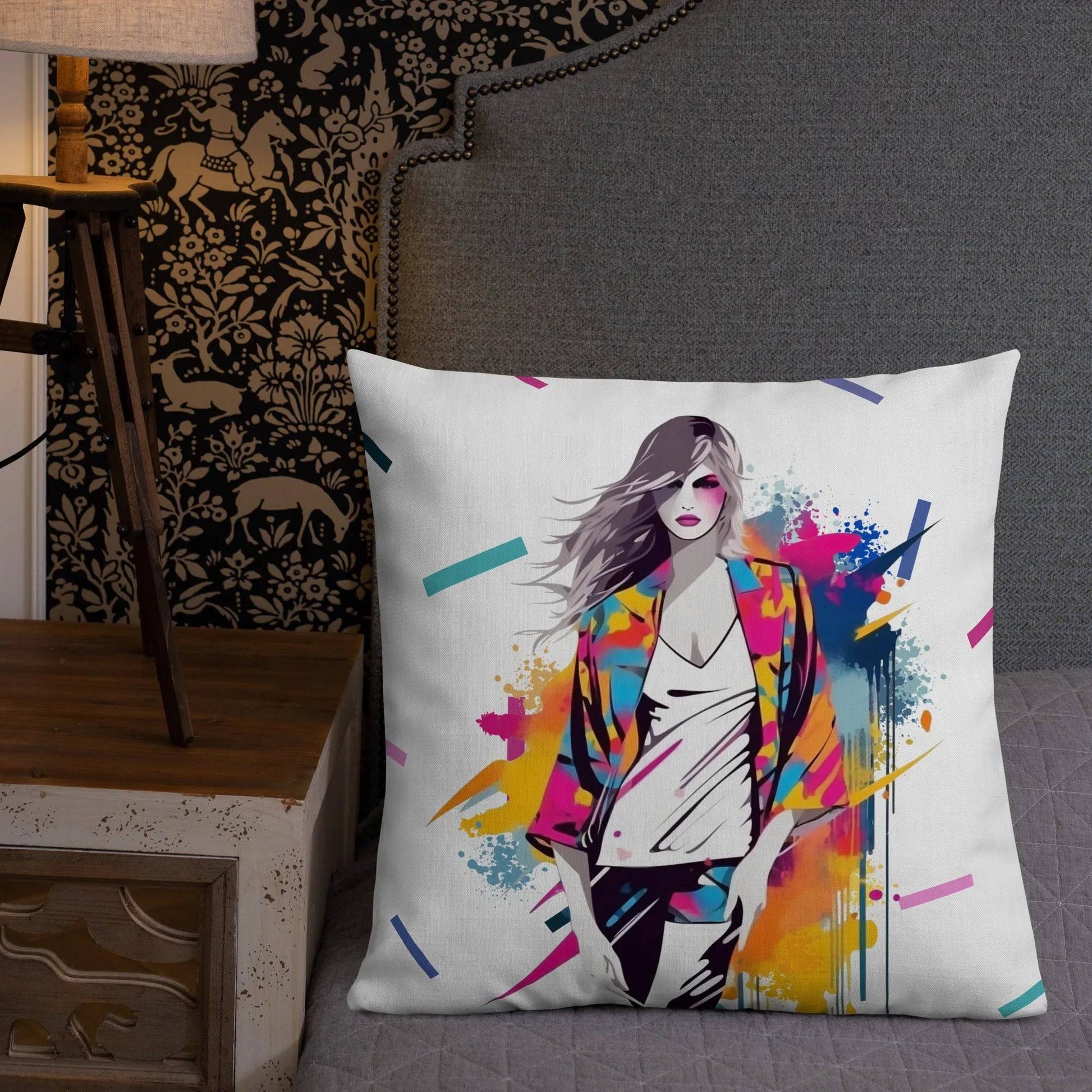 Bold Move - Premium Decorative Throw Pillow - Fashion Latitude