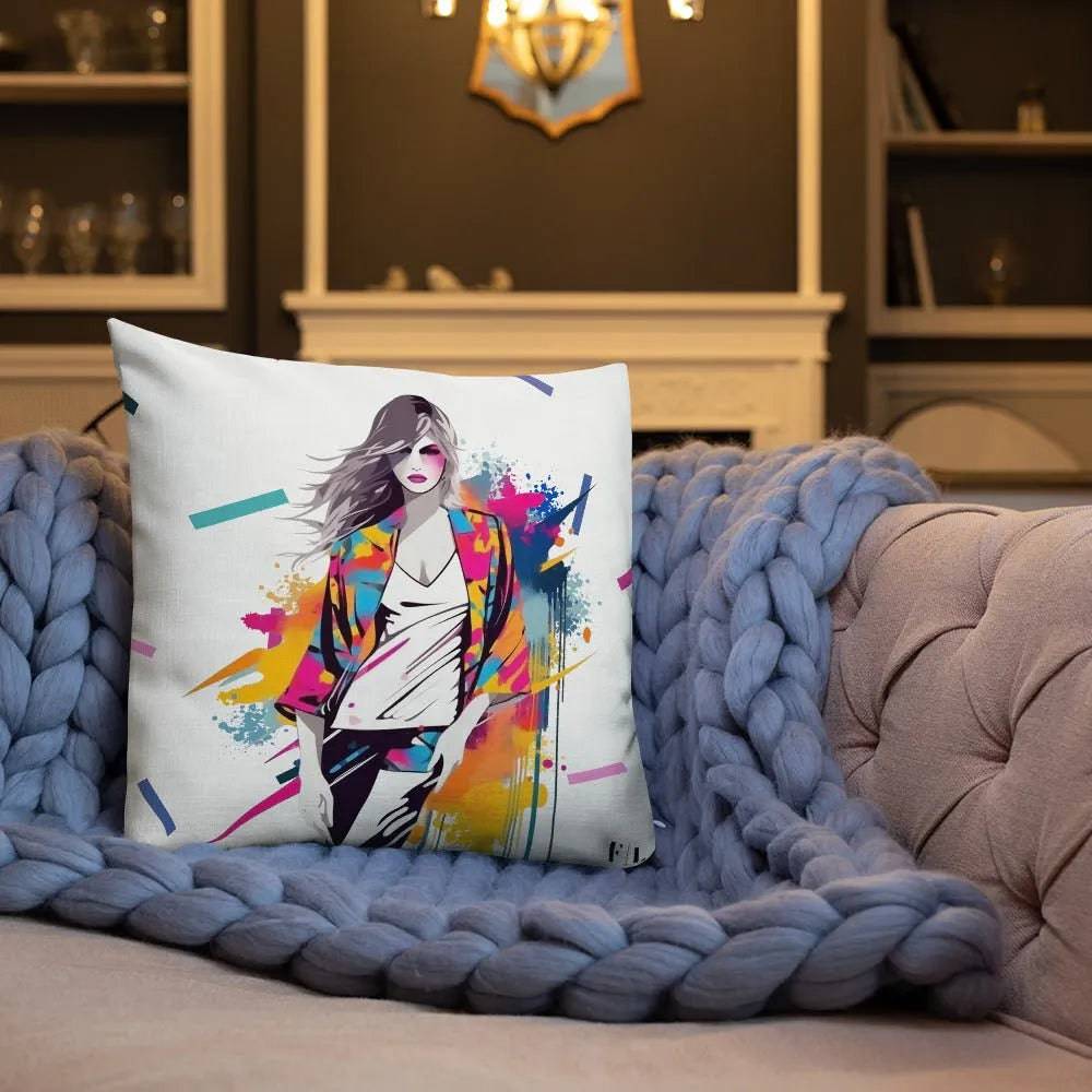 Bold Move - Premium Decorative Throw Pillow - Fashion Latitude