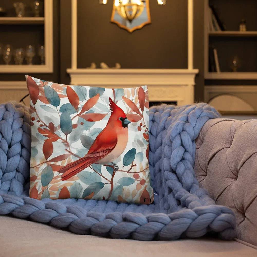 Cardinal - Premium Decorative Throw Pillow - Fashion Latitude