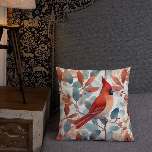 Cardinal - Premium Decorative Throw Pillow - Fashion Latitude