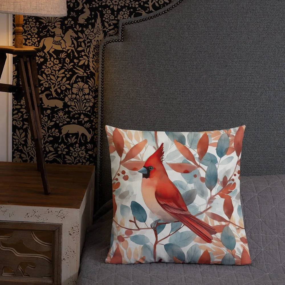 Cardinal - Premium Decorative Throw Pillow - Fashion Latitude