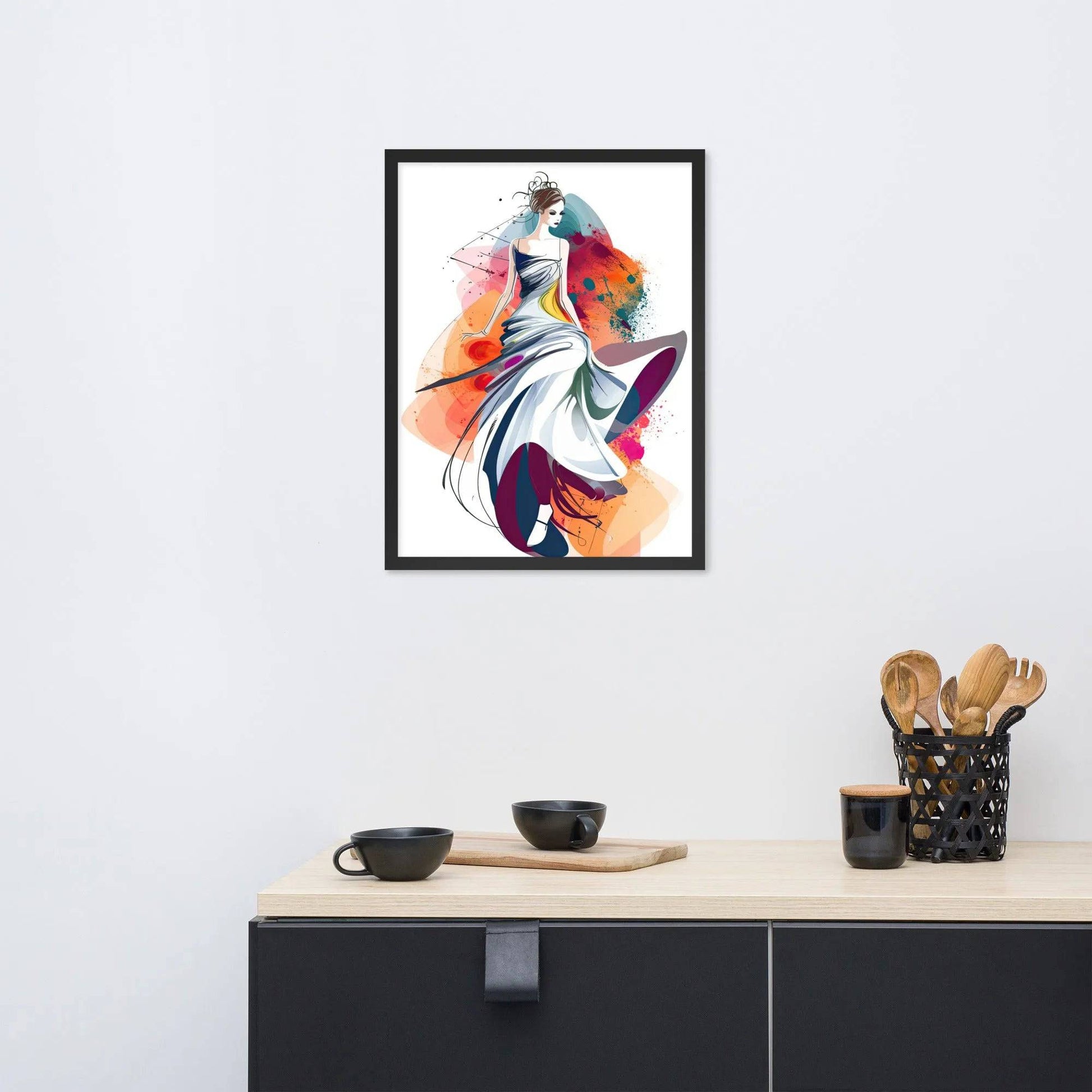 Dancing Melodies - Framed Art - Fashion Latitude