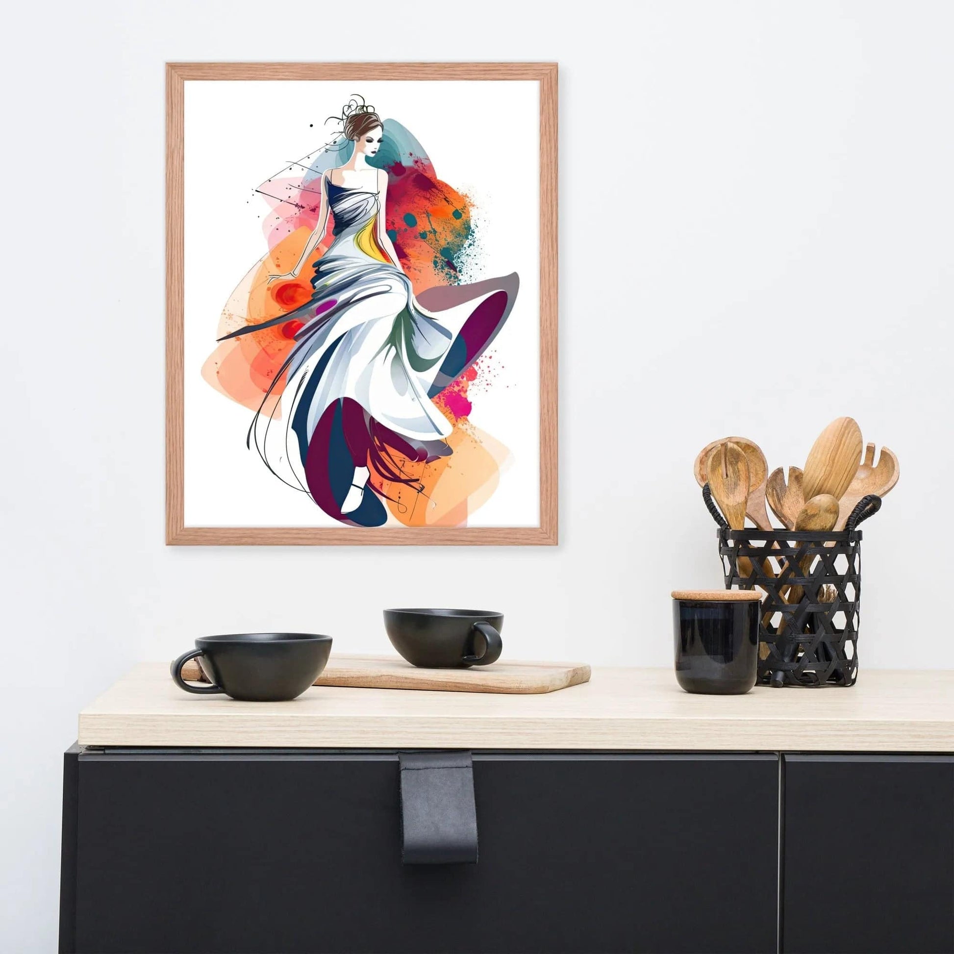 Dancing Melodies - Framed Art - Fashion Latitude