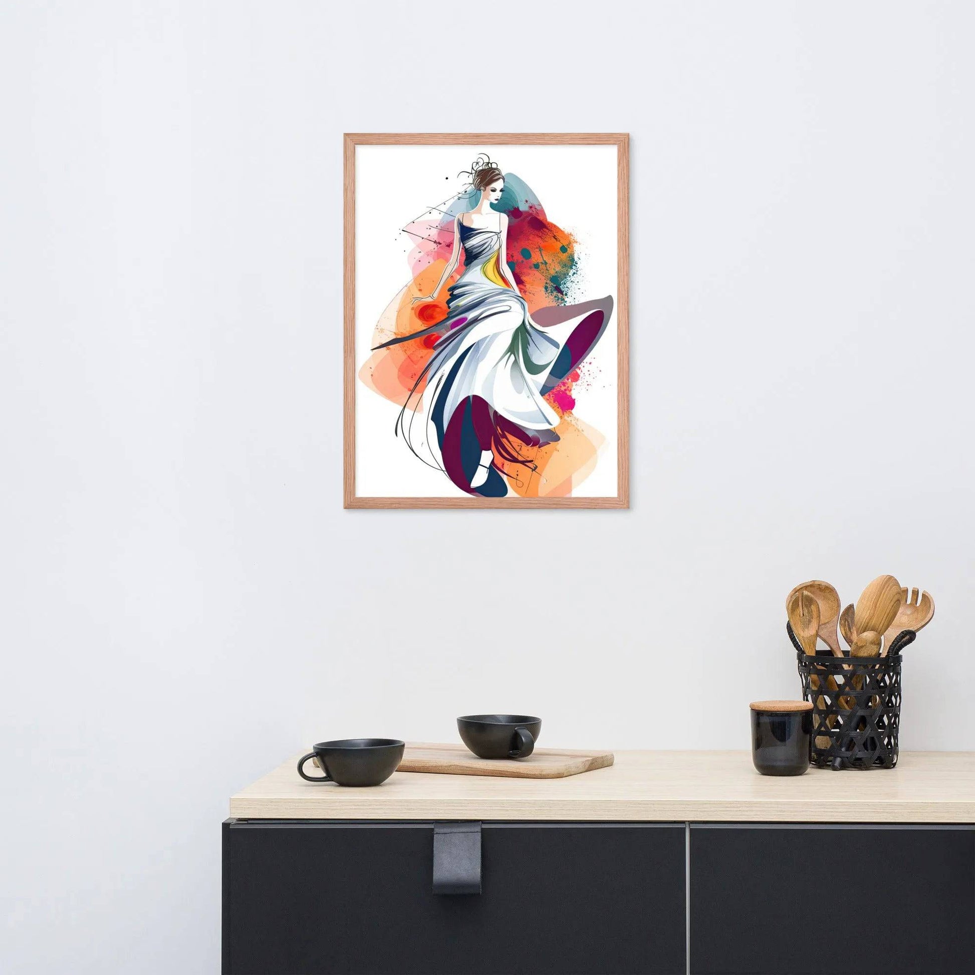 Dancing Melodies - Framed Art - Fashion Latitude