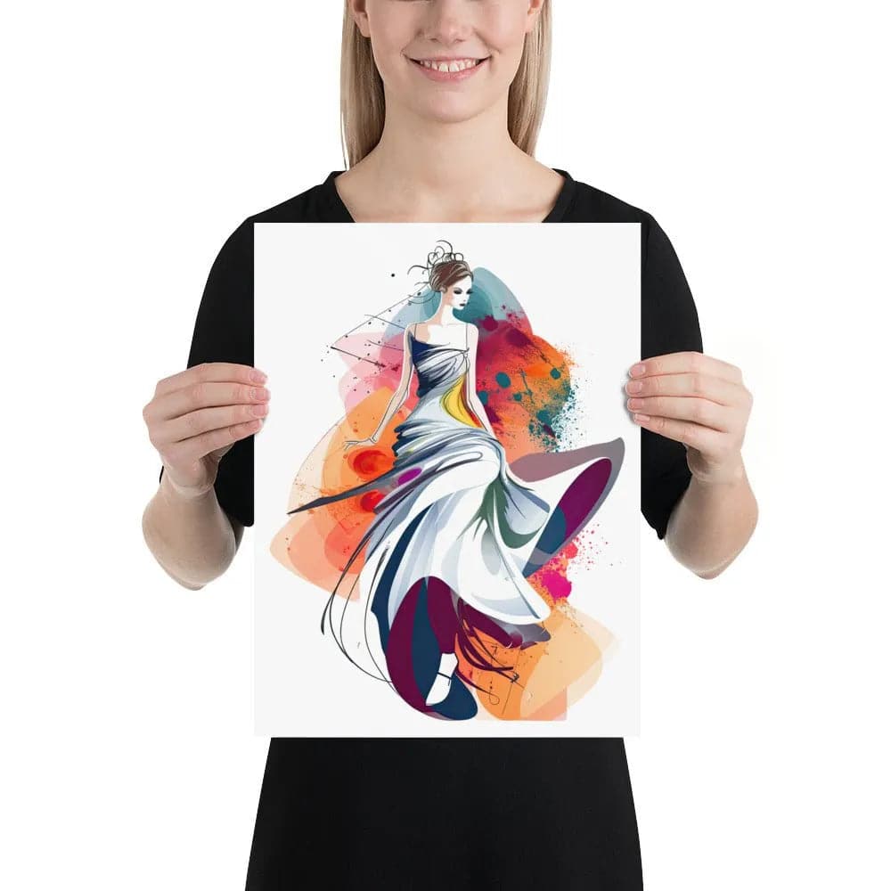 Dancing Melodies - Unframed Art - Fashion Latitude