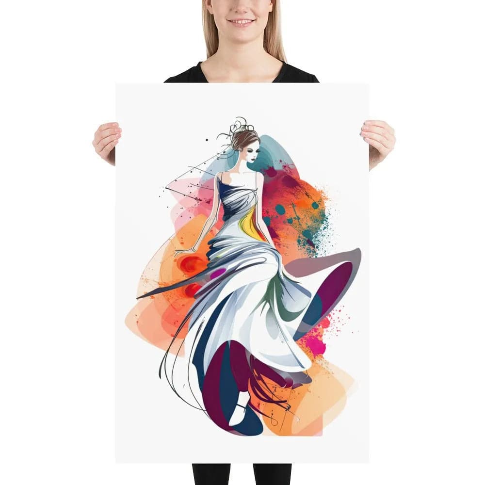 Dancing Melodies - Unframed Art - Fashion Latitude