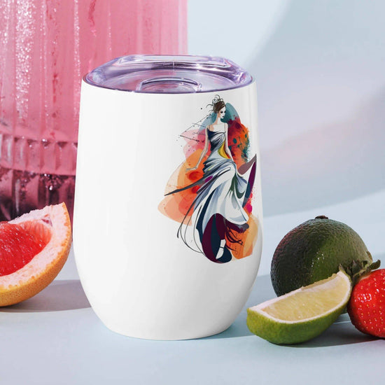 Dancing Melodies - Wine Tumbler - Fashion Latitude