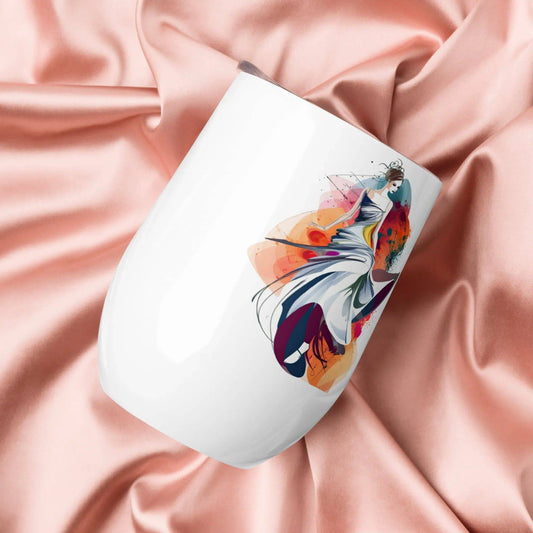 Dancing Melodies - Wine Tumbler - Fashion Latitude