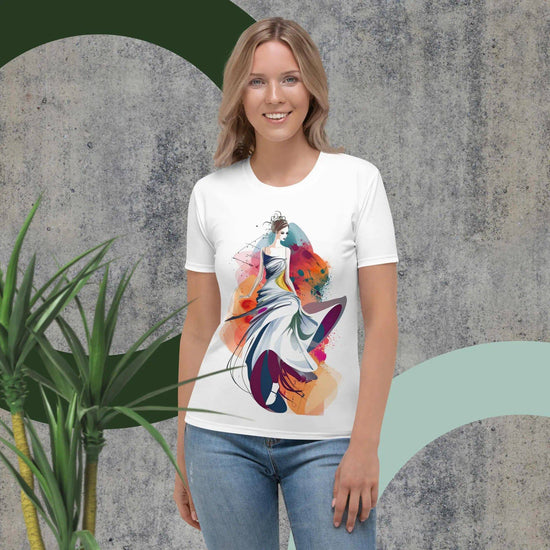 Dancing Melodies - Women's Premium Jersey Tee - Fashion Latitude