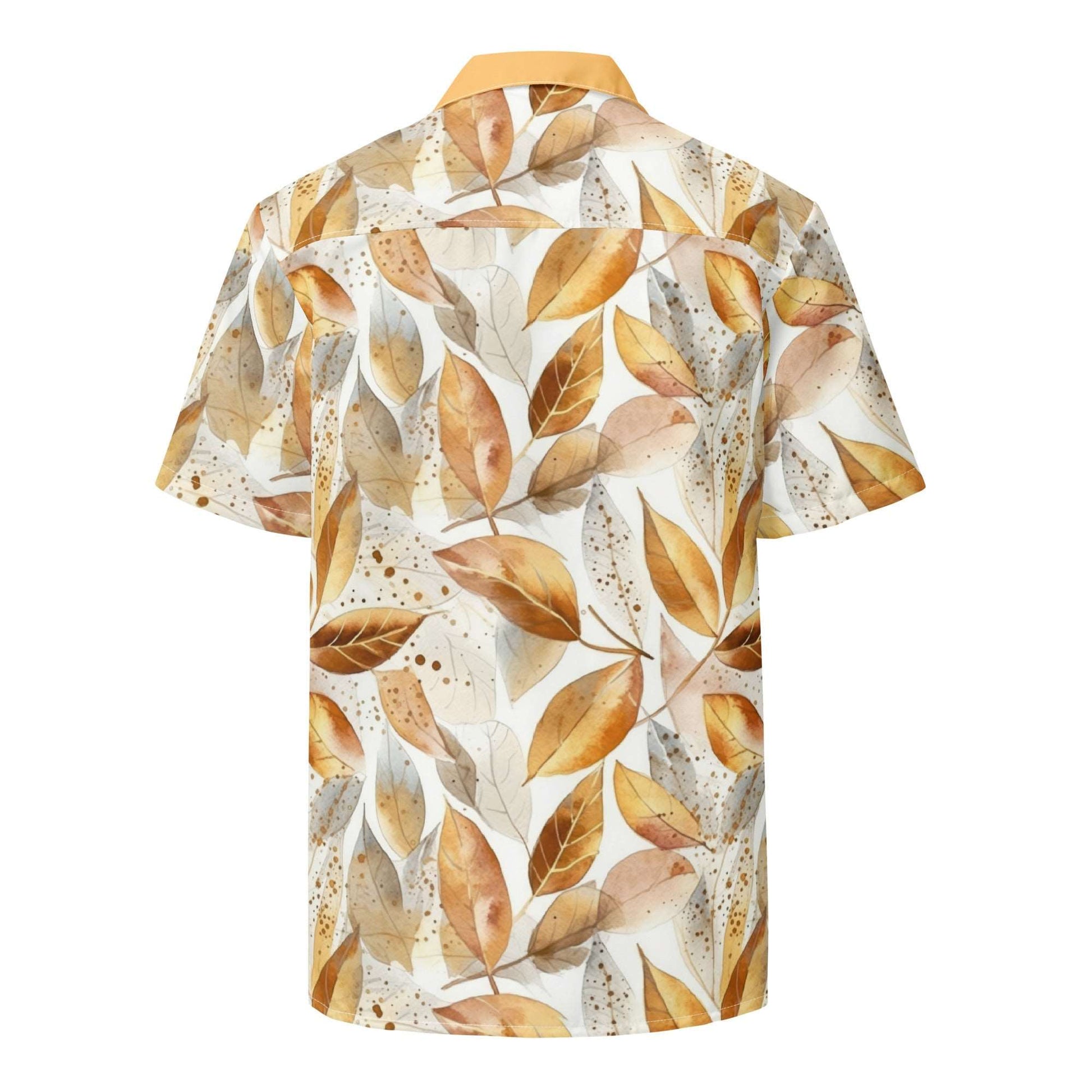 Golden Leaves - Unisex Premium Floral Shirt - Fashion Latitude