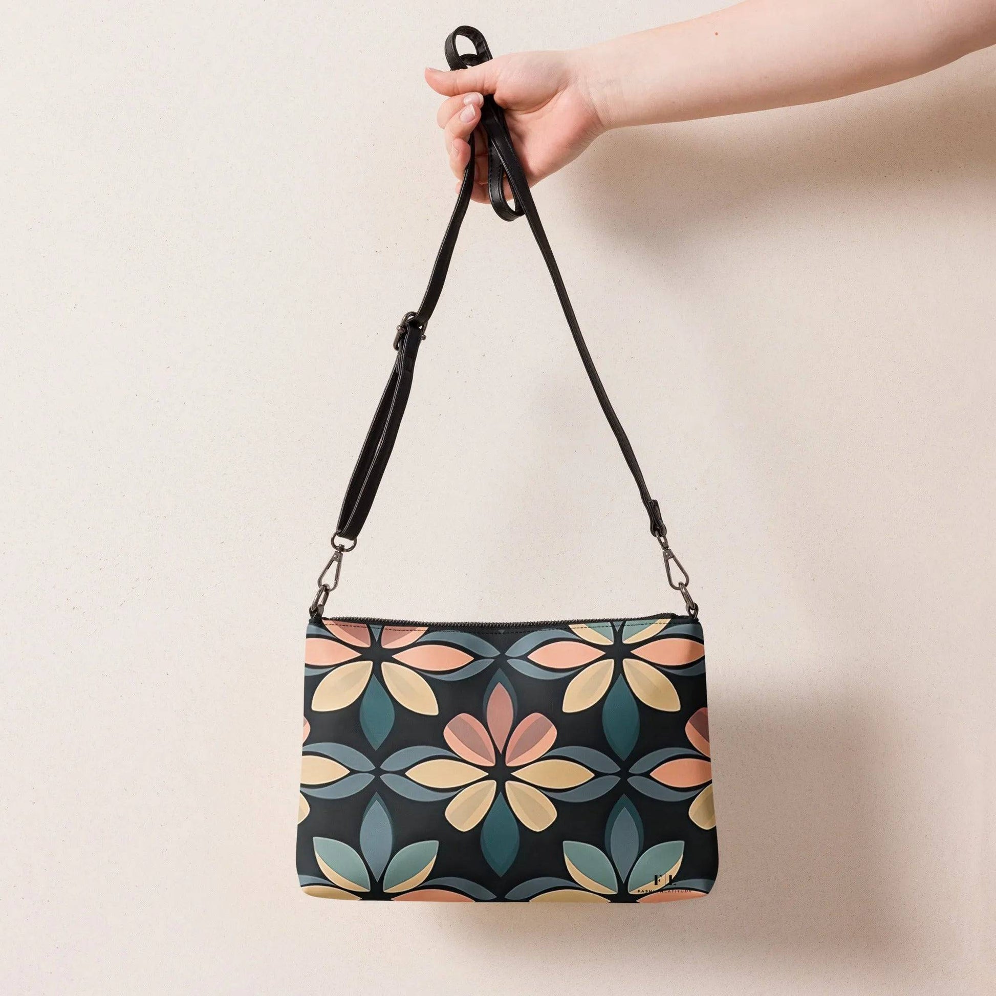 Midnight Bloom - Crossbody bag - Fashion Latitude