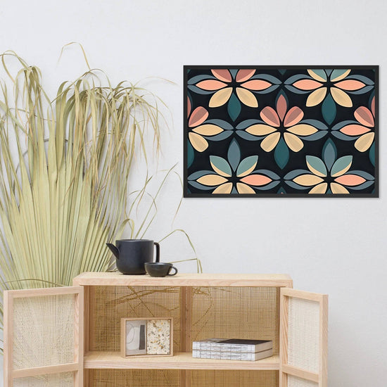 Midnight Bloom - Framed Art - Fashion Latitude