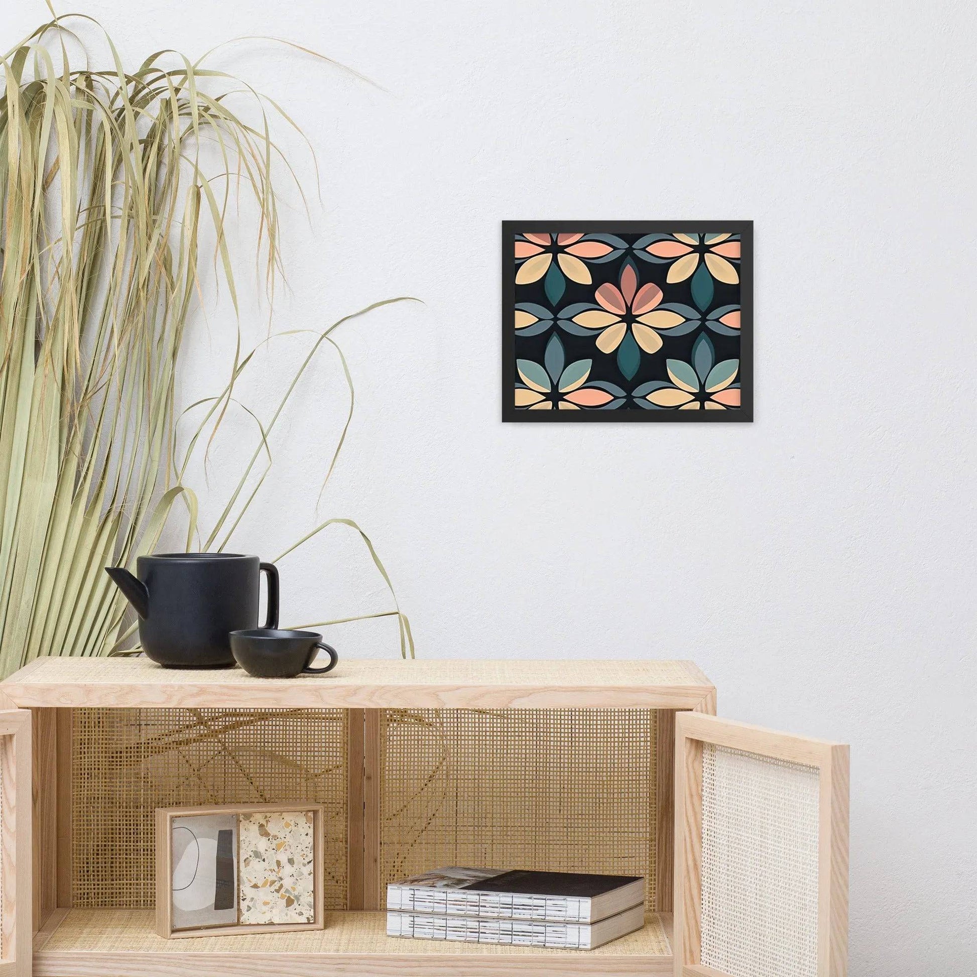 Midnight Bloom - Framed Art - Fashion Latitude