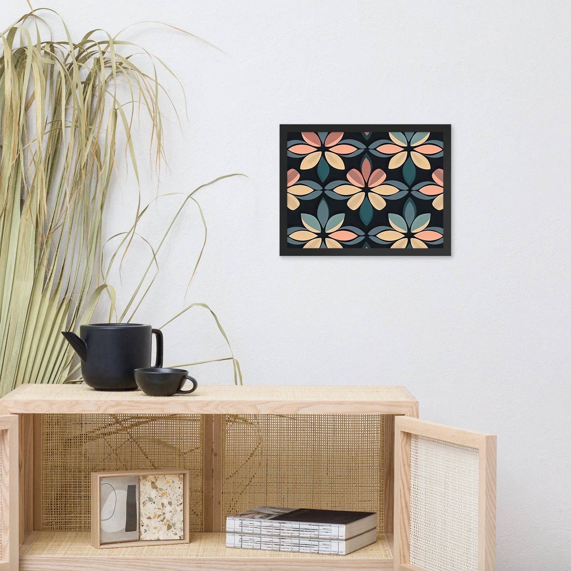 Midnight Bloom - Framed Art - Fashion Latitude