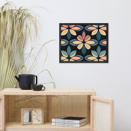 Midnight Bloom - Framed Art - Fashion Latitude