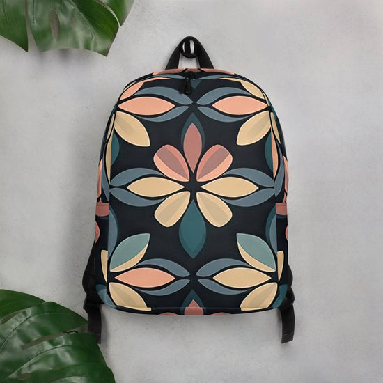 Midnight Bloom - Minimalist Backpack - Fashion Latitude