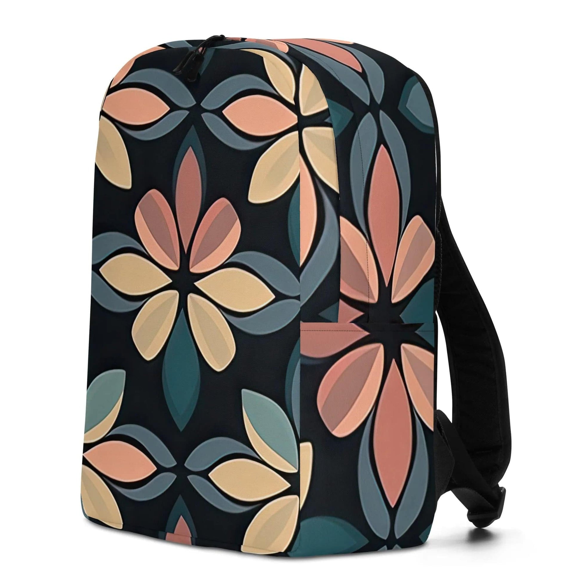 Midnight Bloom - Minimalist Backpack - Fashion Latitude