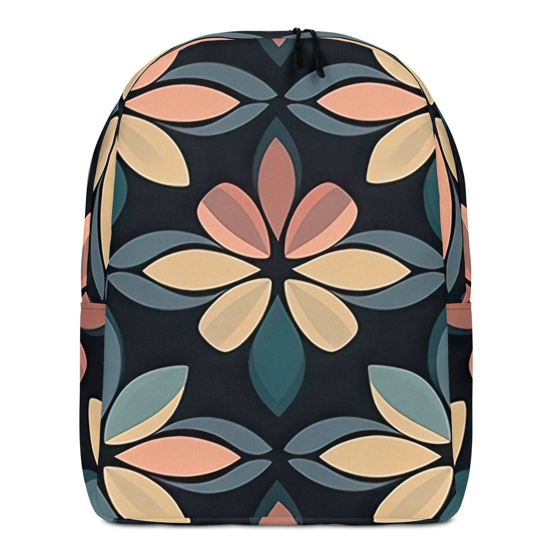 Midnight Bloom - Minimalist Backpack - Fashion Latitude