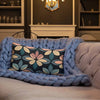 Midnight Bloom - Premium Decorative Throw Pillow - Fashion Latitude