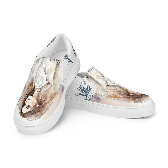 My Dream, My Love - Women’s Painted Slip - on Canvas Shoes - Fashion Latitude