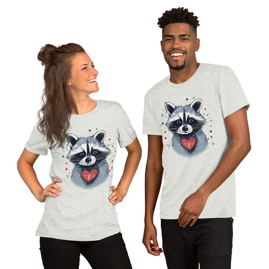 Raccoon Loves Toronto - Unisex Eco Cotton Tee - Fashion Latitude