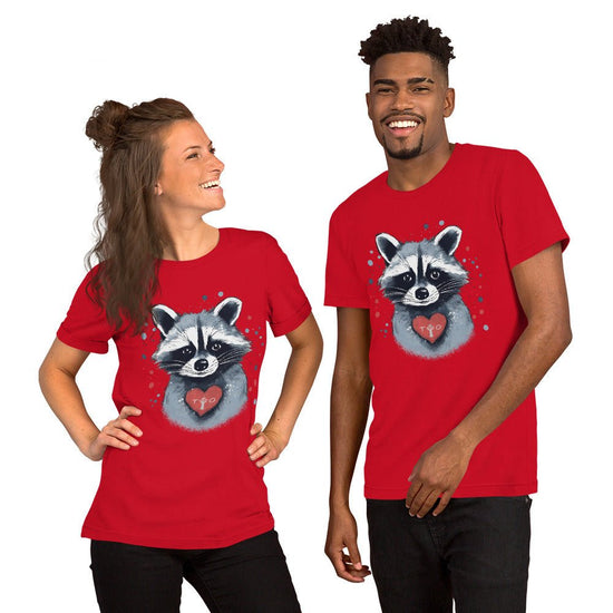 Raccoon Loves Toronto - Unisex Eco Cotton Tee - Fashion Latitude