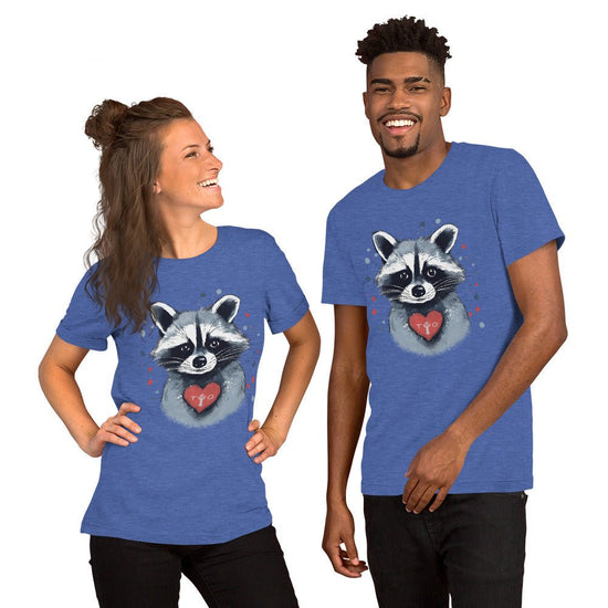 Raccoon Loves Toronto - Unisex Eco Cotton Tee - Fashion Latitude