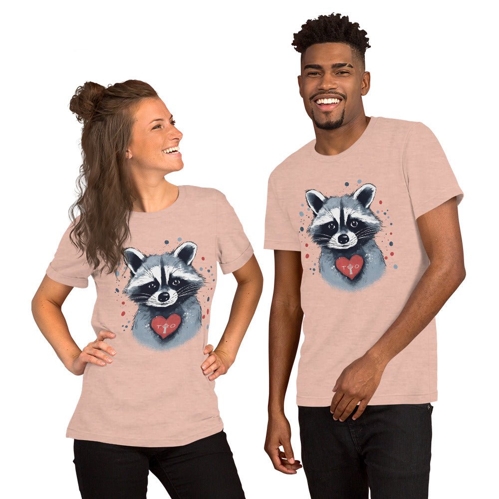 Raccoon Loves Toronto - Unisex Eco Cotton Tee - Fashion Latitude