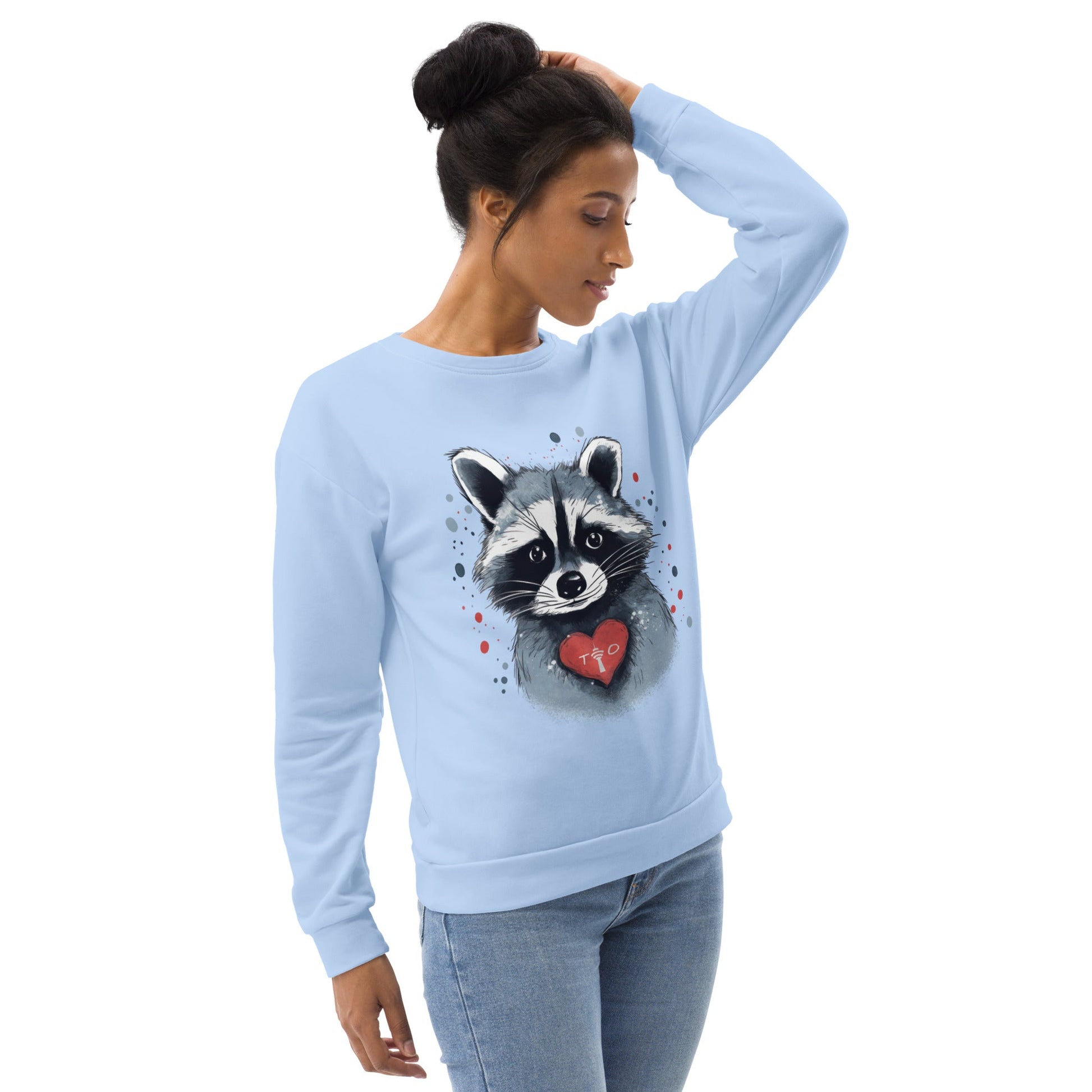 Raccoon Loves Toronto - Unisex Premium Sweatshirt - Fashion Latitude