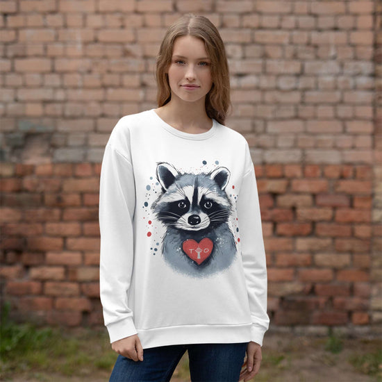 Raccoon Loves Toronto - Unisex Premium Sweatshirt - Fashion Latitude