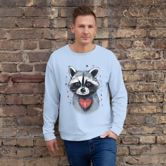 Raccoon Loves Toronto - Unisex Premium Sweatshirt - Fashion Latitude