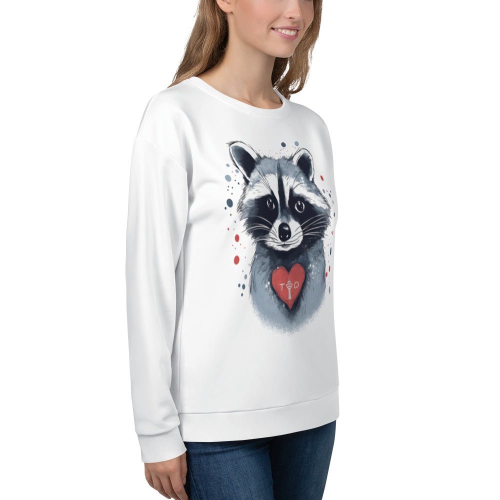 Raccoon Loves Toronto - Unisex Premium Sweatshirt - Fashion Latitude